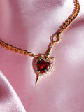Heart Sword Necklace