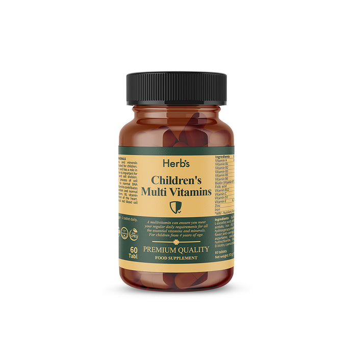 HERB'S Children’s Multivitamins + Minerals Berry Flavour 60Chewable tablets