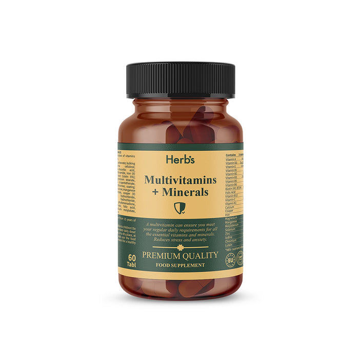 HERB'S Multivitamins and Minerals Premium (13 vit. & 12 minerals) 60tabs