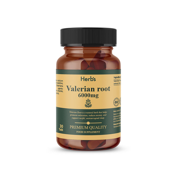HERB'S Relaxa Valerian root 6000mg 30tablets