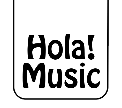 Ukulele tuning-head silhouette on solid black background