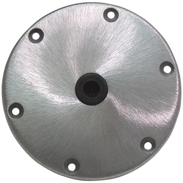 Kingpin 203mm (8") High-Strength Aluminium Satin Finish Round Base