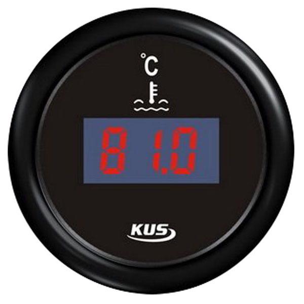 KUS 12/24V Water Temp Gauge - 52mm Dia.