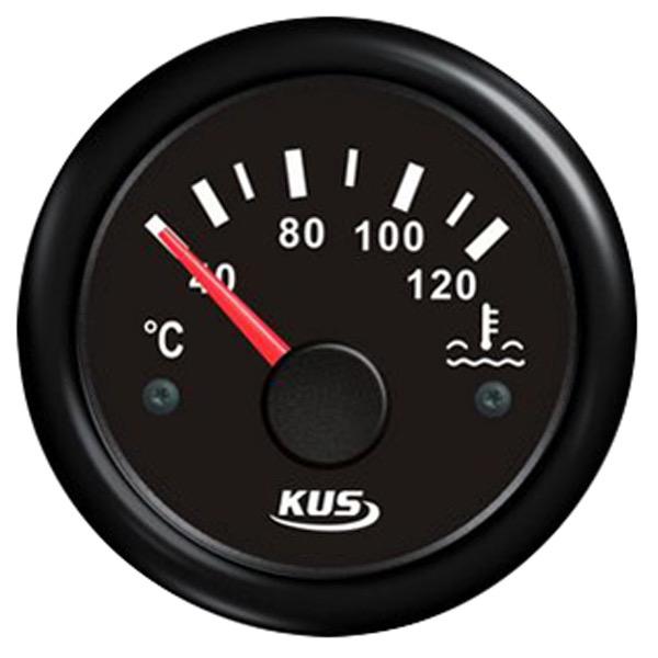 KUS 12/24V Water Temp Gauge - 52mm Dia.