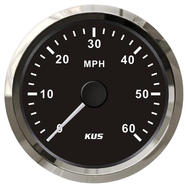 KUS 12V Speedometer Gauge NMEA 2000 - 85mm Dia.