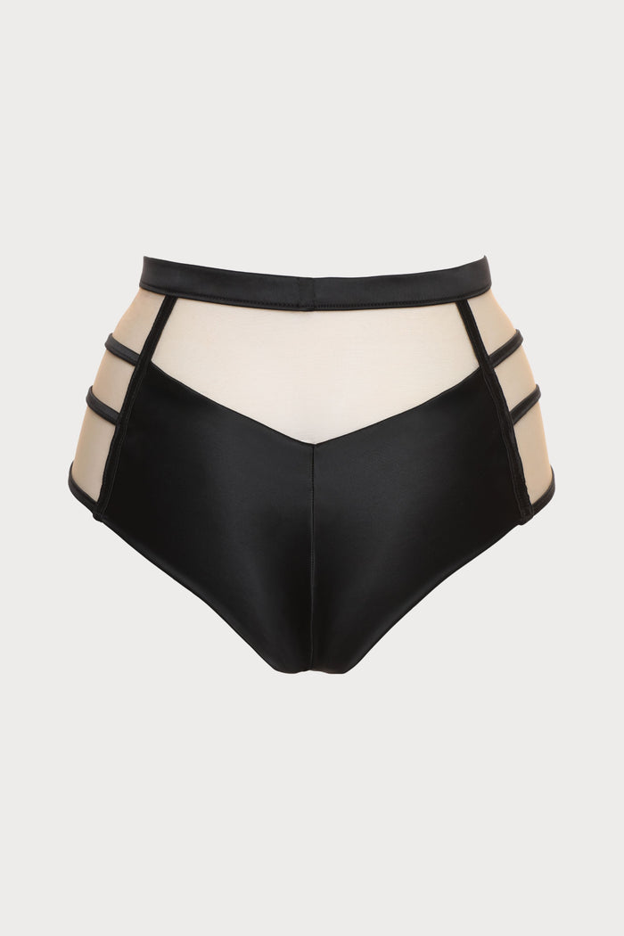Les Nuits Folles High Waist Brazilian in Black