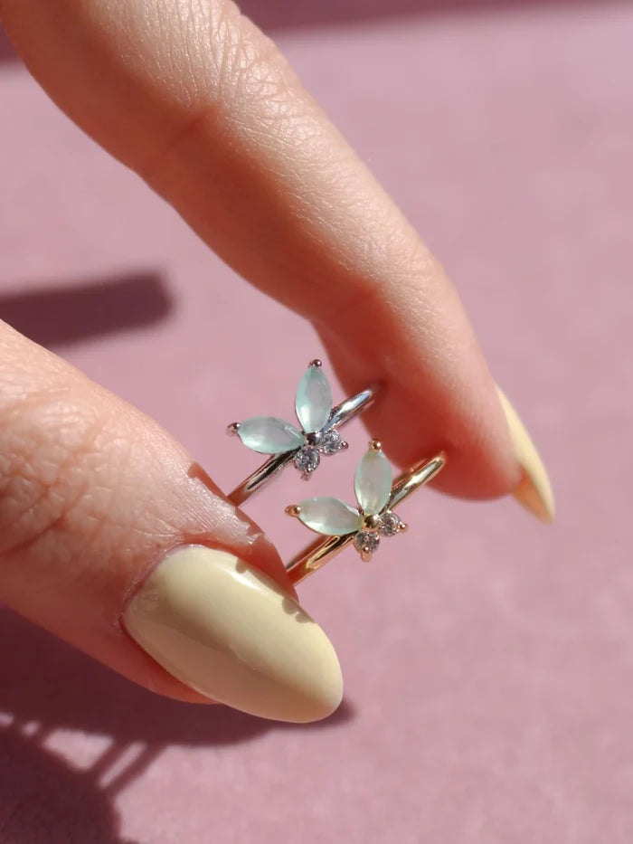 Light Cyan Pixie Ring