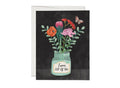 Love - Flowers from Us greeting card