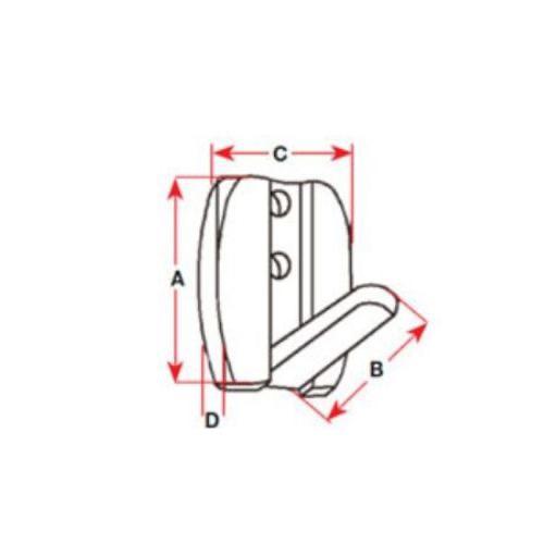 Marine Town Folding Hook