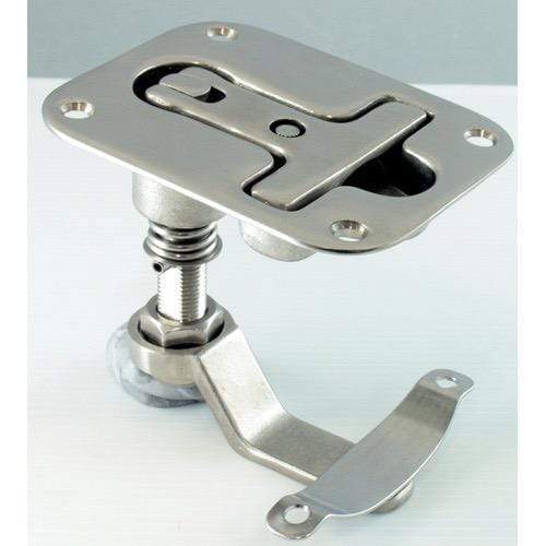 T Floor Hatch Catch - Cast Stainless Steel - 97 x 75mm