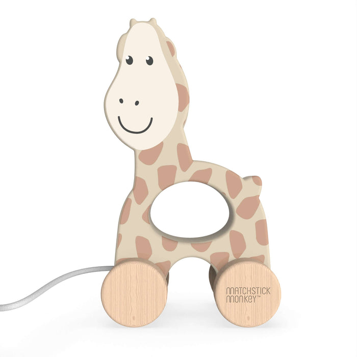 MATCHSTICK MONKEY Playtime Pull Along Animal