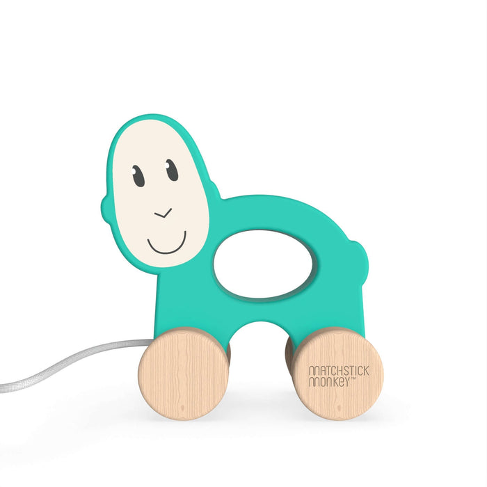 MATCHSTICK MONKEY Playtime Pull Along Animal
