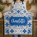 Mexican Cinco De Mayo Floral Fiesta Dia De Los Muertos - Personalized Apron, Mexican Culture Gift