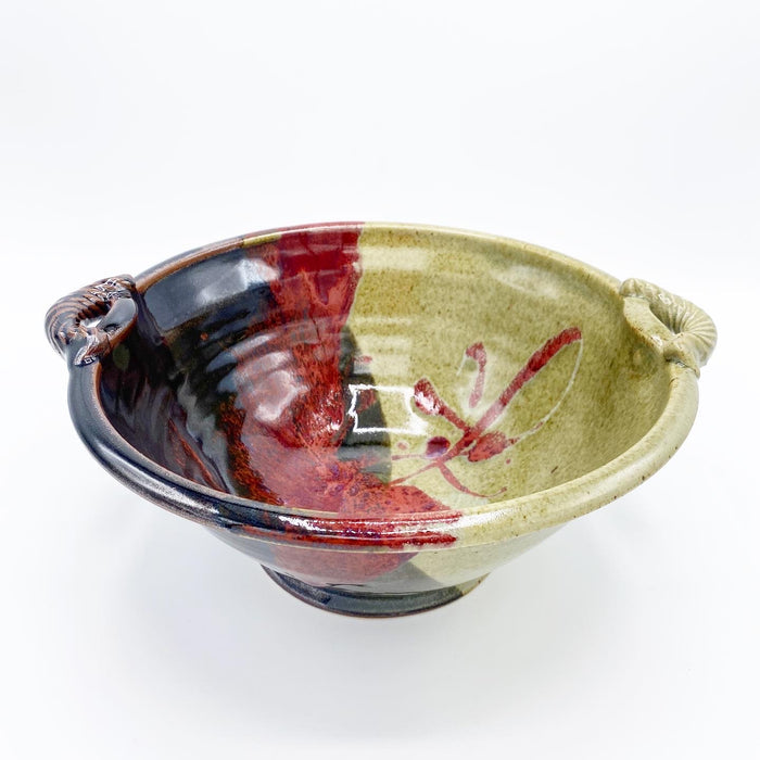 Mountain Sunrise Serving Bowl - No One Alike