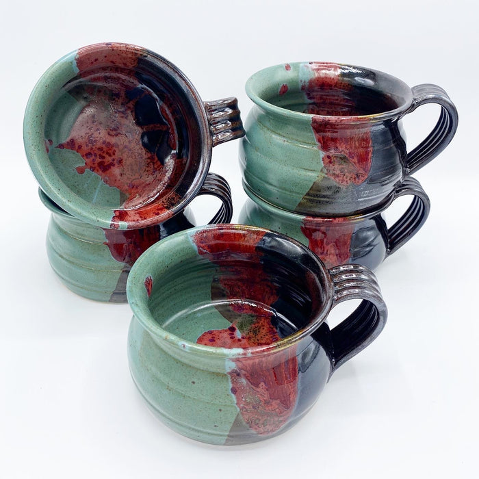 Mountain Sunset Soup Mug - No One Alike