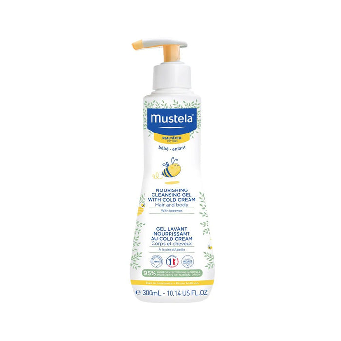 MUSTELA Gel Lavant au Cold Creme -Corps et Cheveux 300ml
