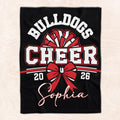 My Cheer Era - Personalized Blanket, Custom Cheerleading Team Blanket, Competitive Spirit Senior Cheer Gifts