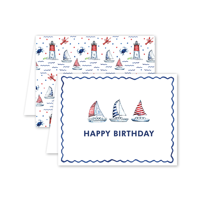 Nauset Beach Sailboat Birthday
