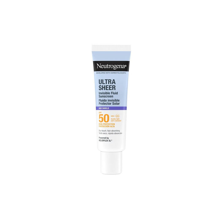 NEUTROGENA Ultra Sheer Age Shield Invisible Fluid Sunscreen SPF50 50ml