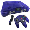 Nintendo 64 Console - Grape Purple N64 - Video Game System - Used - CaveGamers