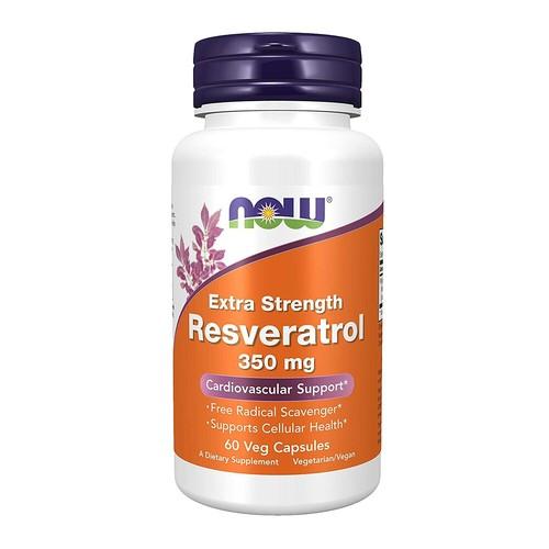 NOW Extra Strength Resveratrol 350 mg – 60 Veg Capsules