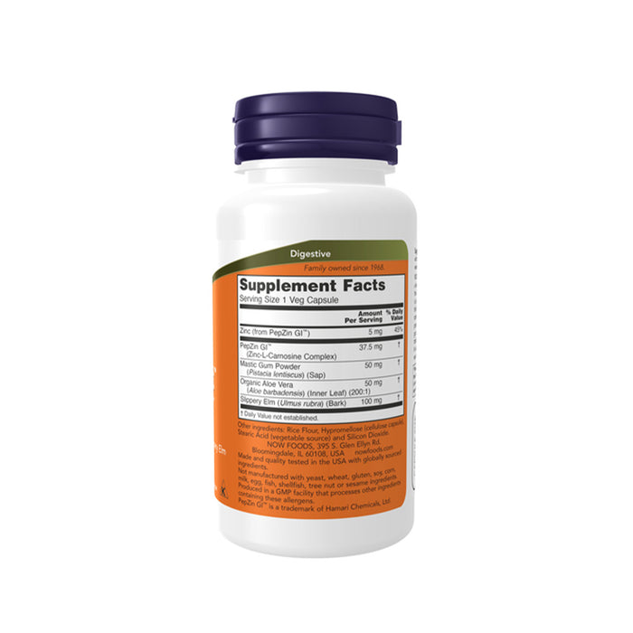 NOW Gastro Comfort with PepZin GI 60Veg Capsules