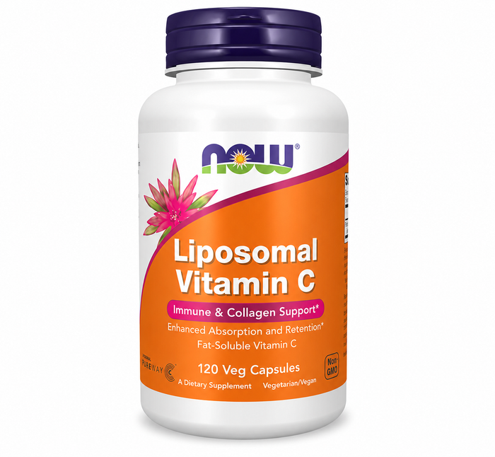NOW Liposomal Vitamin C 1000 mg – 120 Veg Capsules