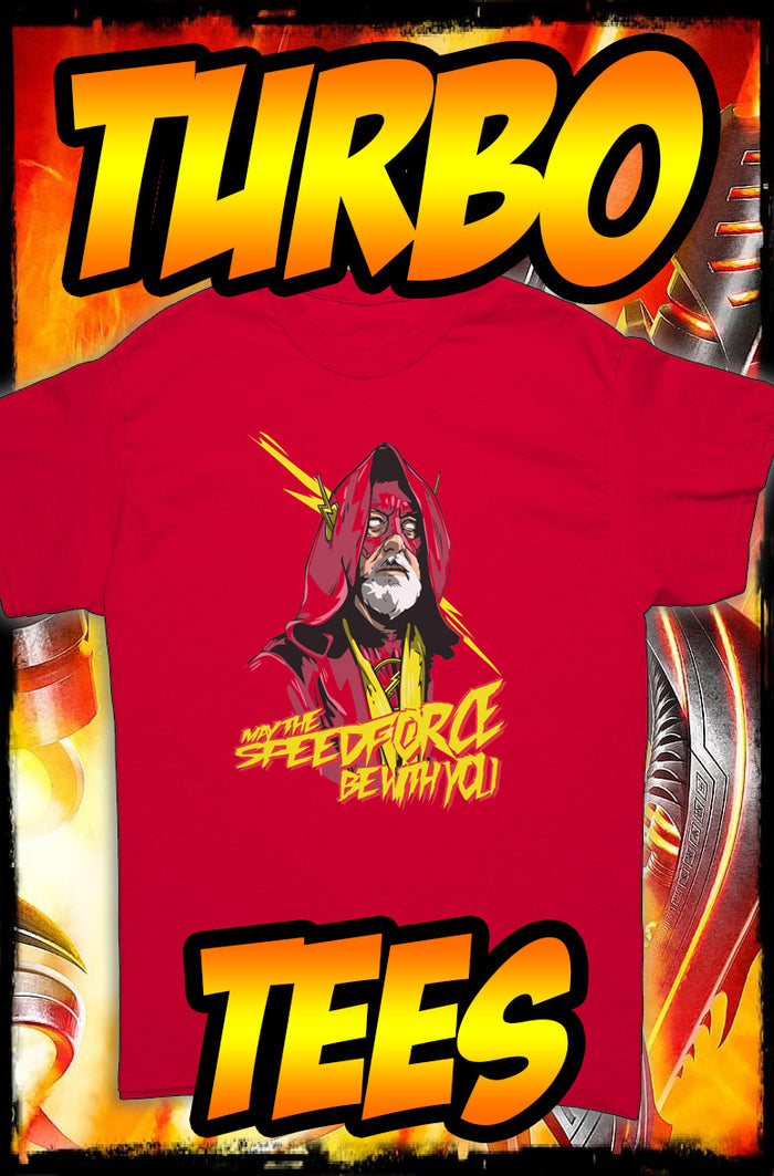 OBI-WAN - FLASH / "MAY THE SPEEDFORCE" - NEW POP TURBO TEE!