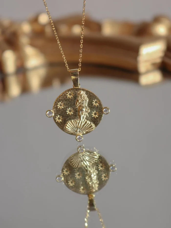Ocean's Birth Necklace 925 Silver
