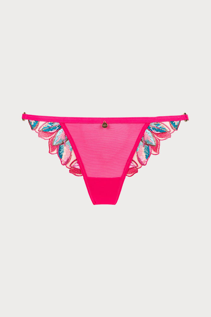 Atelier Amour Oiseau de Paradis Brief in Cherry - Naughty Knickers