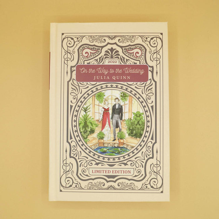 a beige hardcover special edition of On the Way to the Wedding
