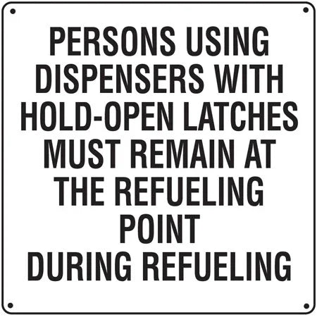 "Persons Using Dispensers" Aluminum Sign - UnitedSign