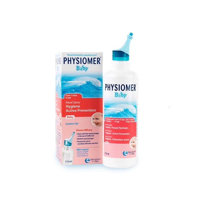PHYSIOMER Baby Nasal Spray Hygiene Active Prevention 115ml
