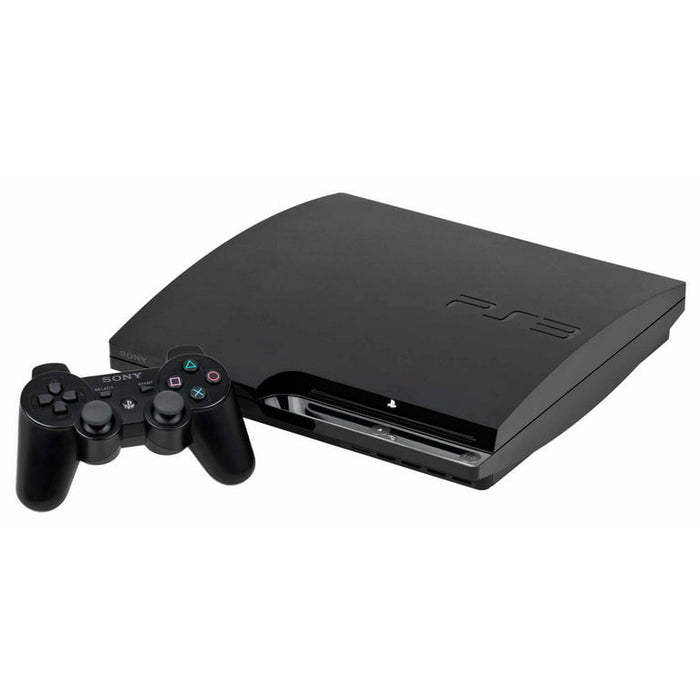 PlayStation 3 Slim 250GB Console - Black 2001B 2101B PS3 - Video Game System - Used - CaveGamers