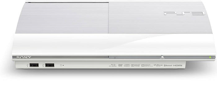 PlayStation 3 Super Slim 500GB Console - White 4001C PS3 - Video Game System - Used - CaveGamers - Image 2
