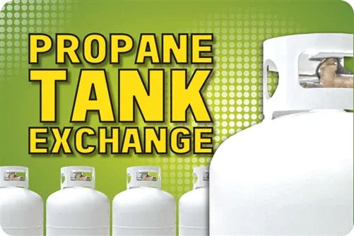 Propane Tank Exchange- 24"w x 16"h Aluminum Sign - UnitedSign