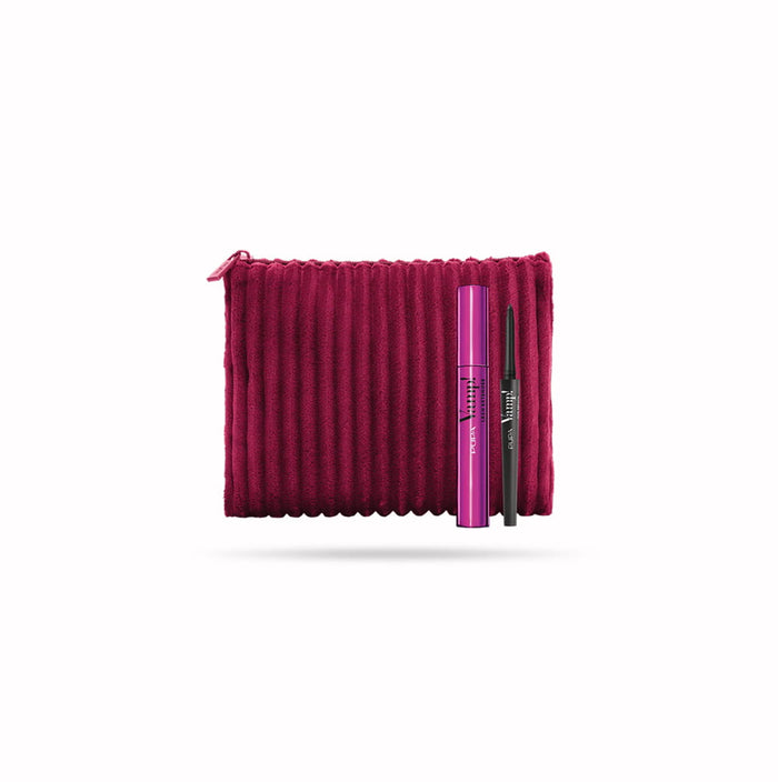 PUPA MILANO KIT VAMP!LASH EXTENDER+EYEPENCIL Enriched with Hyaluronic Acid.
