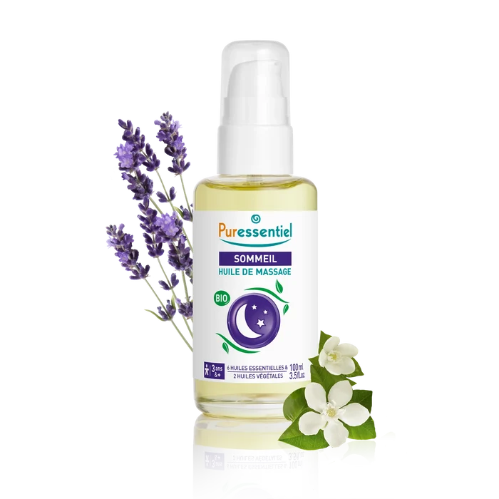 PURESSENTIEL Organic Sleep Massage Oil 100ml