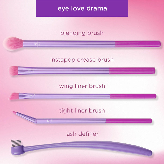 REAL TECHNIQUES Eye Love Drama Makeup Brush Set