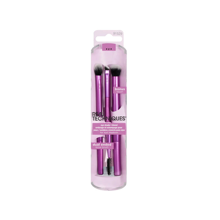 REAL TECHNIQUES Eye Shade & Blend Makeup Brush Trio