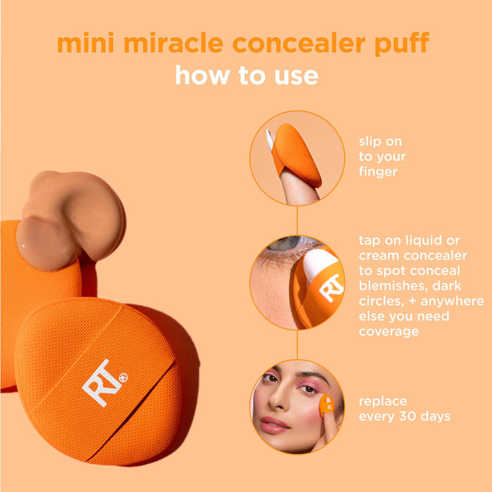 REAL TECHNIQUES Mini Miracle Concealer Puff