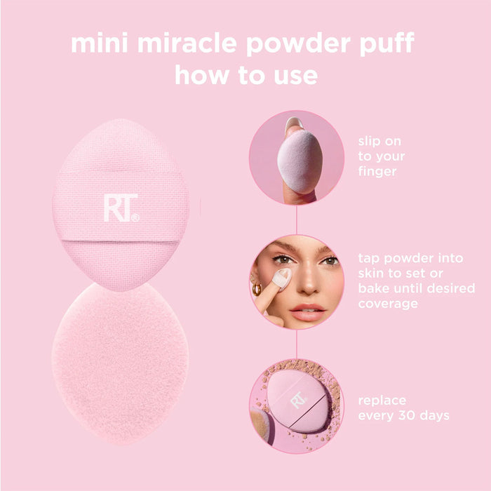 REAL TECHNIQUES Mini Miracle Powder Puff Trio
