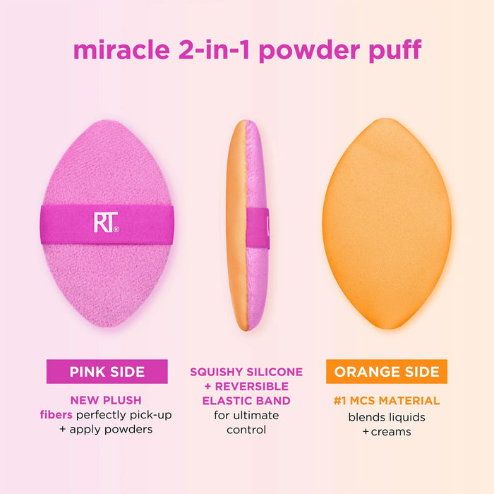 REAL TECHNIQUES Miracle 2-In-1 Powder Puff Duo