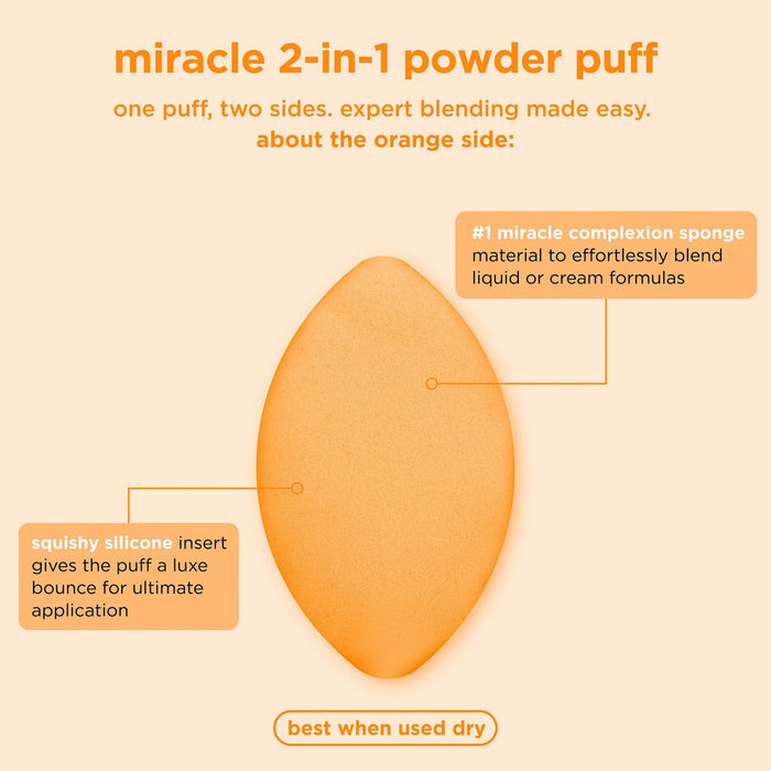 REAL TECHNIQUES Miracle 2-In-1 Powder Puff Duo