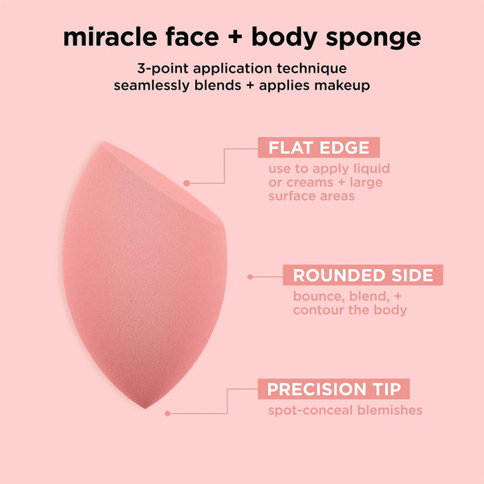 REAL TECHNIQUES Miracle Face + Body Sponge