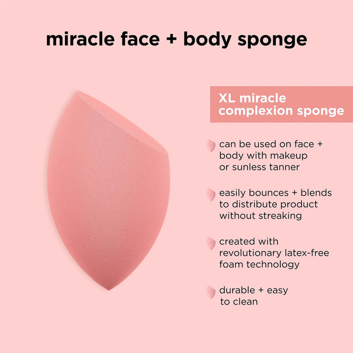 REAL TECHNIQUES Miracle Face + Body Sponge