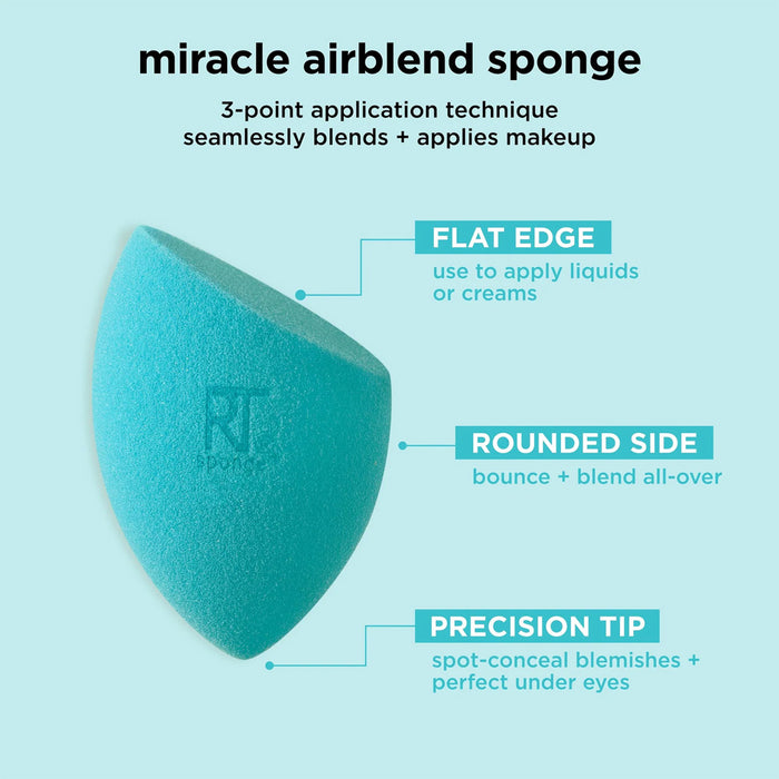 REAL TECHNIQUES Miracle Mattifying Makeup Sponge Duo