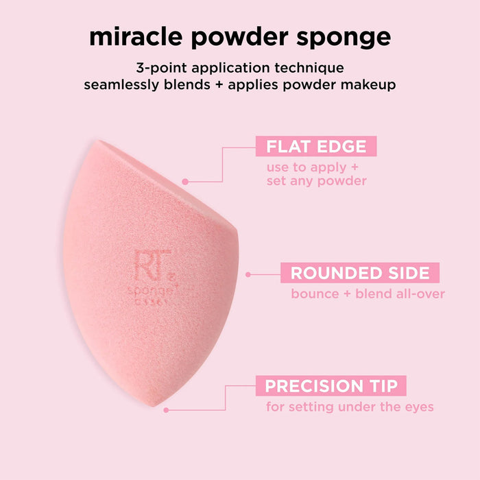 REAL TECHNIQUES Miracle Mattifying Makeup Sponge Duo