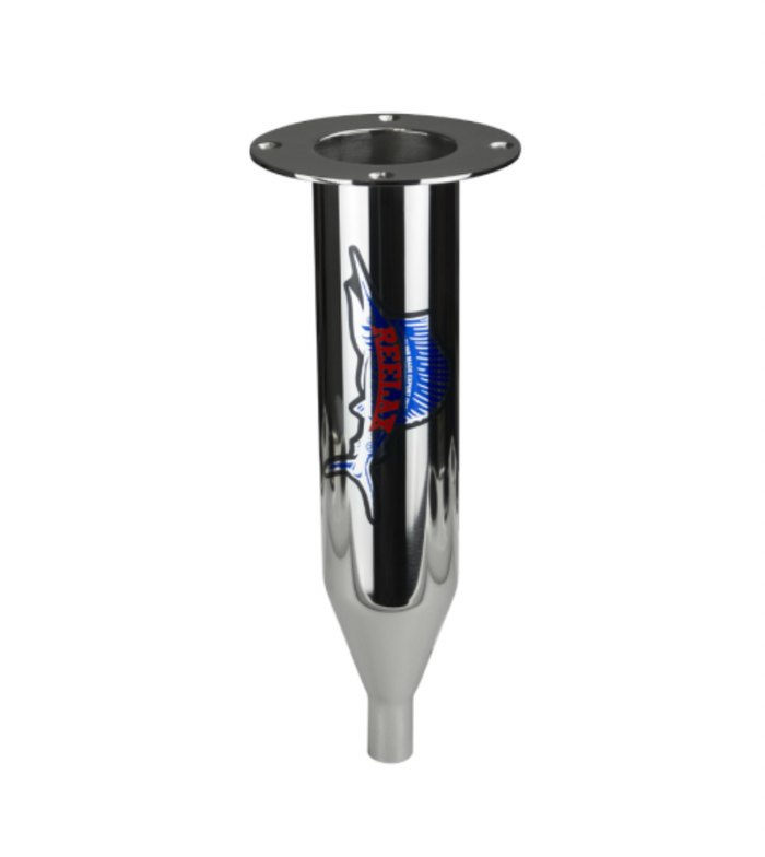 Reelax Live Bait & Slimy Tube – Single Gunnel Mount – 316 Stainless Steel