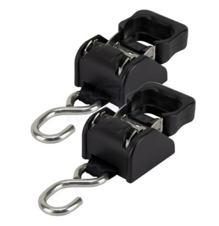 RELAXN RATCHET TIE DOWN - STAINLESS STEEL - RETRACTABLE - Bosuns Boat